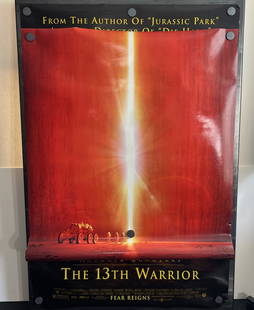 1999 The 13th Warrior & 2000 Mission To Mars Original Double Sided 27x40 Theatrical Movie Posters -: 1999 The 13th Warrior & 2000 Mission To Mars Original Double Sided 27x40 Theatrical Movie Posters - Antonio Banderas