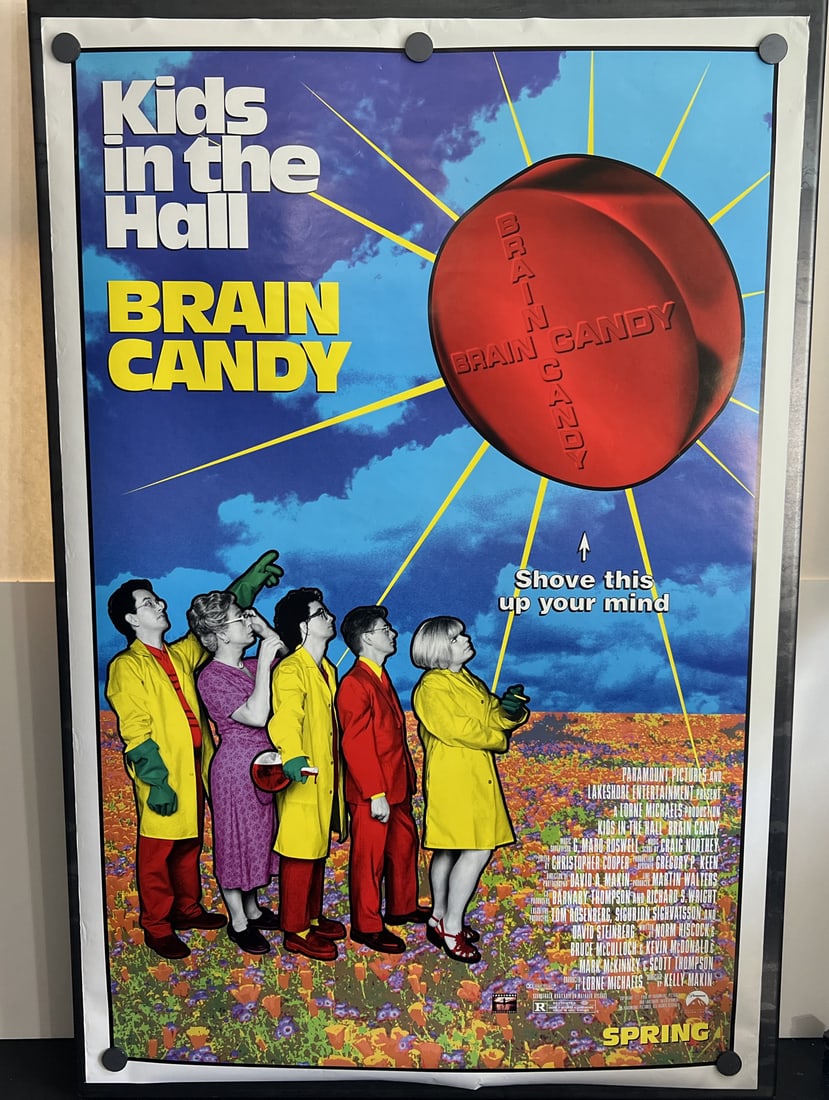 1996 Kids In The Hall: Brain Candy Original Double Sided 27x40 Theatrical Movie Poster: 1996 Kids In The Hall: Brain Candy Original Double Sided 27x40 Theatrical Movie Poster