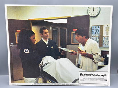 1984 Friday The 13th Part 4 The Final Chapter Original 14x11 Lobby Card #6 Litho - 840045: 1984 Friday The 13th Part 4 The Final Chapter Original 14x11 Lobby Card #6 Litho - 840045