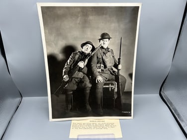 1932 MGM Stan Laurel & Oliver Hardy "Pack Up Your Troubles" Original 10x13 Publicity Portrait Still