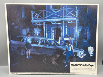 1984 Friday The 13th Part 4 The Final Chapter Original 14x11 Lobby Card #8 Litho - 840045: 1984 Friday The 13th Part 4 The Final Chapter Original 14x11 Lobby Card #8 Litho - 840045