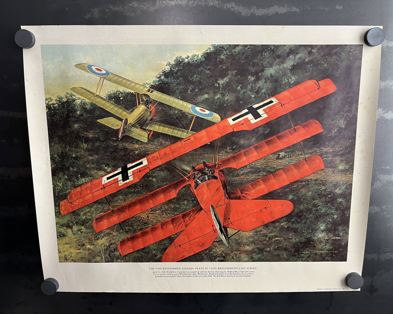 1971 JB Deneen Von Richthofen Legend Echelon Publishing Print: 1971 JB Deneen Von Richthofen Legend Echelon Publishing Print
