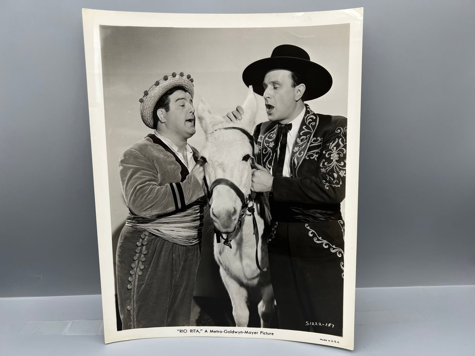 1942 MGM Rio Rita Original 8x10 Publicity Movie Still - S1222-157 - Abbott & Costello: 1942 MGM Rio Rita Original 8x10 Publicity Movie Still - S1222-157 - Abbott & Costello