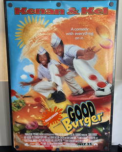 1997 Good Burger Original Double Sided 27x40 Theatrical Movie Poster - Kenan & Kel: 1997 Good Burger Original Double Sided 27x40 Theatrical Movie Poster - Kenan & Kel