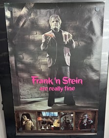 Vintage A&W Root Beer Frank n Stein Are Really Fine Poster - Frankenstein, Dracula, The Mummy, The