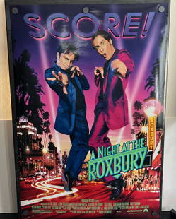 1998 A Night At The Roxbury Original Double Sided 27x40 Theatrical Movie Poster - Will Ferrell,: 1998 A Night At The Roxbury Original Double Sided 27x40 Theatrical Movie Poster - Will Ferrell, Chris Kattan