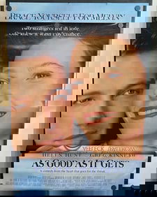 1997 As Good As It Gets & 2000 Bounce Original Double Sided 27x40 Theatrical Movie Posters - Ben