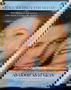 1997 As Good As It Gets & 2000 Bounce Original Double Sided 27x40 Theatrical Movie Posters - Ben: 1997 As Good As It Gets & 2000 Bounce Original Double Sided 27x40 Theatrical Movie Posters - Ben Affleck, Gwyneth Paltrow, Jack Nicholson