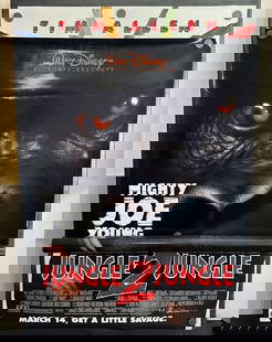 1997 Jungle 2 Jungle & 1998 Mighty Joe Young Original Double Sided 27x40 Theatrical Movie Posters -: 1997 Jungle 2 Jungle & 1998 Mighty Joe Young Original Double Sided 27x40 Theatrical Movie Posters - Tim Allen