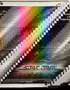 1979 Star Trek The Motion #790177 Picture Original 27x41 Folded Advance Theatrical Movie Poster: 1979 Star Trek The Motion #790177 Picture Original 27x41 Folded Advance Theatrical Movie Poster