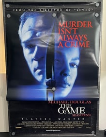 1997 The Game & 1999 Double Jeopardy Original Double Sided 27x40 Theatrical Movie Posters - Tommy