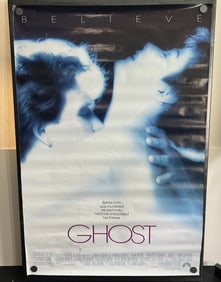 1990 Ghost Original Double Sided 27x40 Theatrical Movie Poster - Patrick Swayze, Demi Moore
