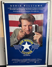 1987 Good Morning Vietnam Original Theatrical Movie Poster NS#870055 - Touchstone Pictures, Made in