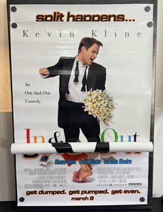2001 Get Over It & 1997 In & Out Original Double Sided 27x40 Theatrical Movie Posters - Kevin Kline,: 2001 Get Over It & 1997 In & Out Original Double Sided 27x40 Theatrical Movie Posters - Kevin Kline, Joan Cusack, Kirsten Dunst