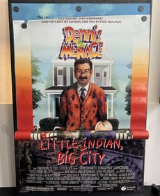 1996 Little Indian, Big City & 1993 Dennis The Menace Original Double Sided 27x40 Theatrical Movie