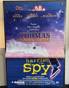 1996 Harriet The Spy & 2000 Thomas And The Magic Railroad Original Double Sided 27x40 Theatrical