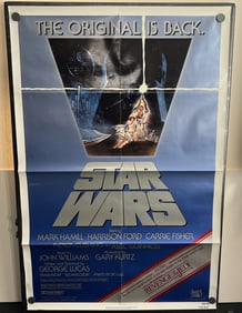 1982 Star Wars Original #R820106 27x41 Re-Release Folded Theatrical Movie Poster - Revenge of the