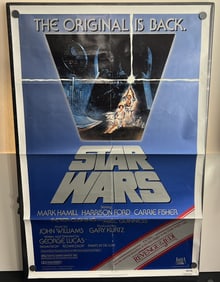 1982 Star Wars Original #R820106 27x41 Re-Release Folded Theatrical Movie Poster - Revenge of the