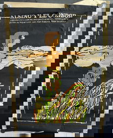Vintage & Original 1982 Alsino Y El Condor 19.75"x29" Cuban Theatrical Release Movie Poster - Art by