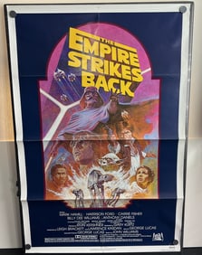 1982 Star Wars The Empire Strikes Back #R820180 - Original 27x41 2nd Re-Release Folded Theatrical
