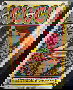 Vintage & Original 1968 Lucia 20"x29.5" Cuban Movie Poster - Art by Raul Martinez