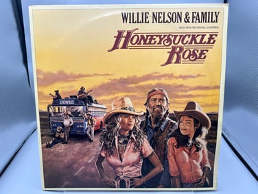 1980 Willie Nelson & Family Music From The Original Soundtrack of Honeysuckle Rose Vinyl Album - S2