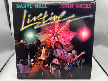 1978 Daryl Hall & John Oates Livetime Vinyl Album - AFL1-2802
