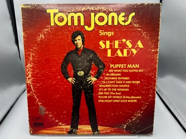 Unknown Release Date Tom Jones Sings She's A Lady Vinyl Album - SW 93748