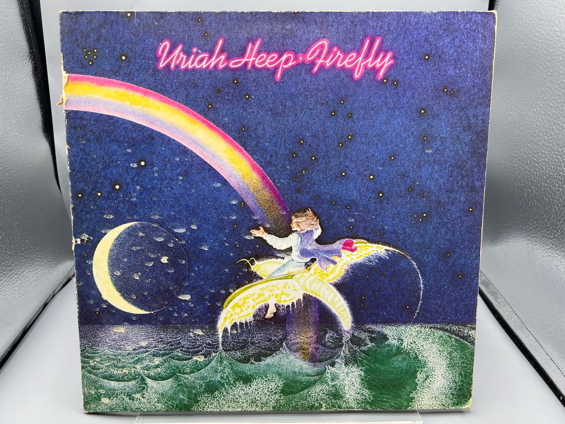 1977 Uriah Heep Firefly Germany Release Vinyl Album - 23 520 XOT (1 of 6)