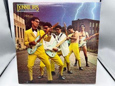 1980 Donnie Iris Back On The Streets Vinyl Album - MWL 1984
