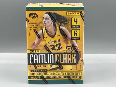 2024 Panini Caitlin Clark Collection Basketball Factory Sealed Blaster Box