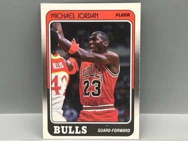 1988 Fleer Michael Jordan #17