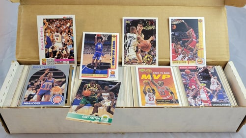 Box of Miscellaneous Basketball Cards
