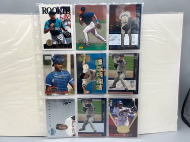 Lot of (9) Assorted Baseball Star Player Cards