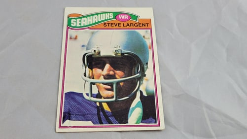 1977 Topps Football #177 Steve Largent Rookie Card