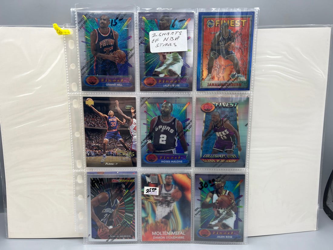 Lot of (18) Assorted Basketball Cards W/ Rookies, Stars & Refractors (1 of 2)