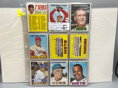 Lot of (27) Vintage 1960s Topps Baseball Cards W/ Some Stars