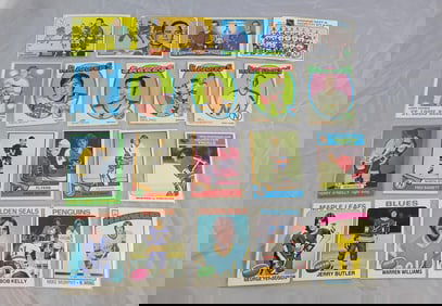 Lot of 80 Vintage Hockey Cards - Varying Conditions