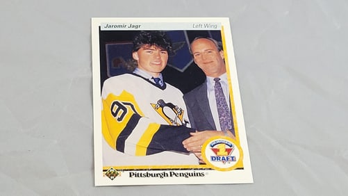 Upper Deck Jaromir Jagr Rookie Card + 9 Bonus Rookie Cards