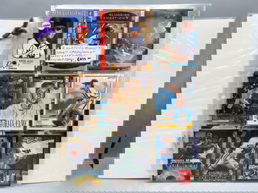 Lot of Assorted Multi-Sport Trading Cards W/ Oversized Cards & Uncut Sheet