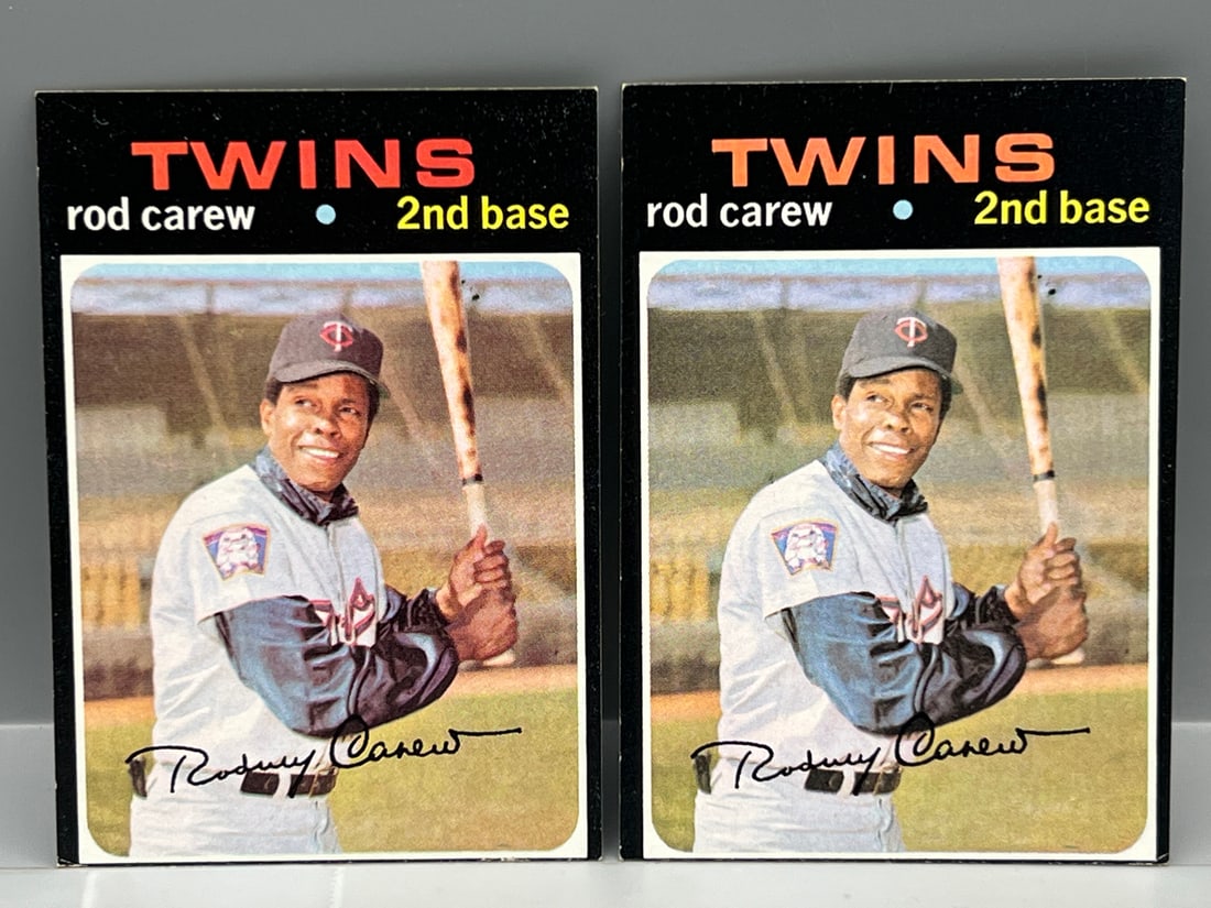 Lot of (2) 1971 Topps Rod Carew #210 (1 of 2)
