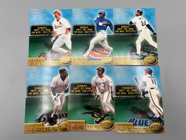 1998 Pacific Home Run Heroes Baseball Complete Set