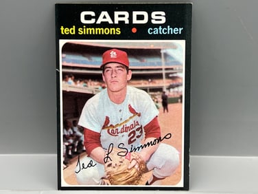 1971 Topps Ted Simmons RC #117
