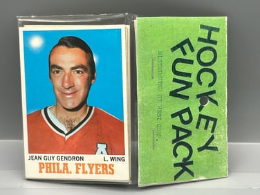 West Corp. Cello Fun Pack Repack 1970-71 Topps Hockey Sealed Pack