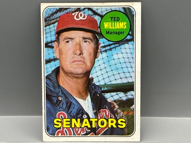 1969 Topps Ted Williams #650