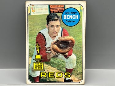 1969 Topps Johnny Bench 2nd Year #95