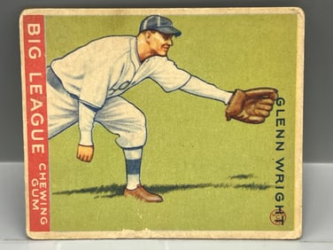 1933 Goudey Glenn Wright #143