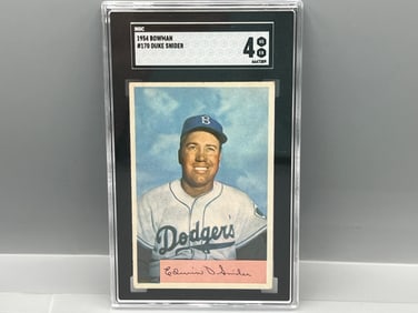 1954 Bowman Duke Snider #170 SGC VG-EX 4