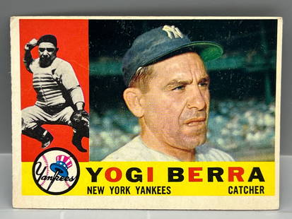 1960 Topps #480 Yogi Berra (HOF) - Yankees: 1960 Topps #480 Yogi Berra (HOF) - Yankees
