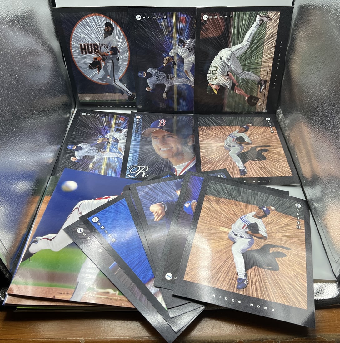 Lot of 1997 Pinnacle Zenith Baseball Oversized Cards W/ Some Dufex Parallels - Varying Conditions - (1 of 3)